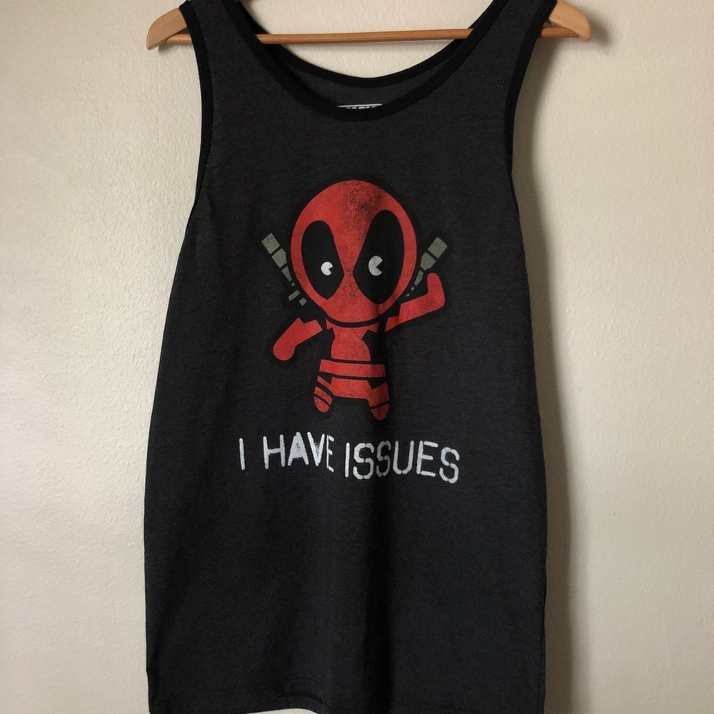 Deadpool “I Have Issues” Tank
